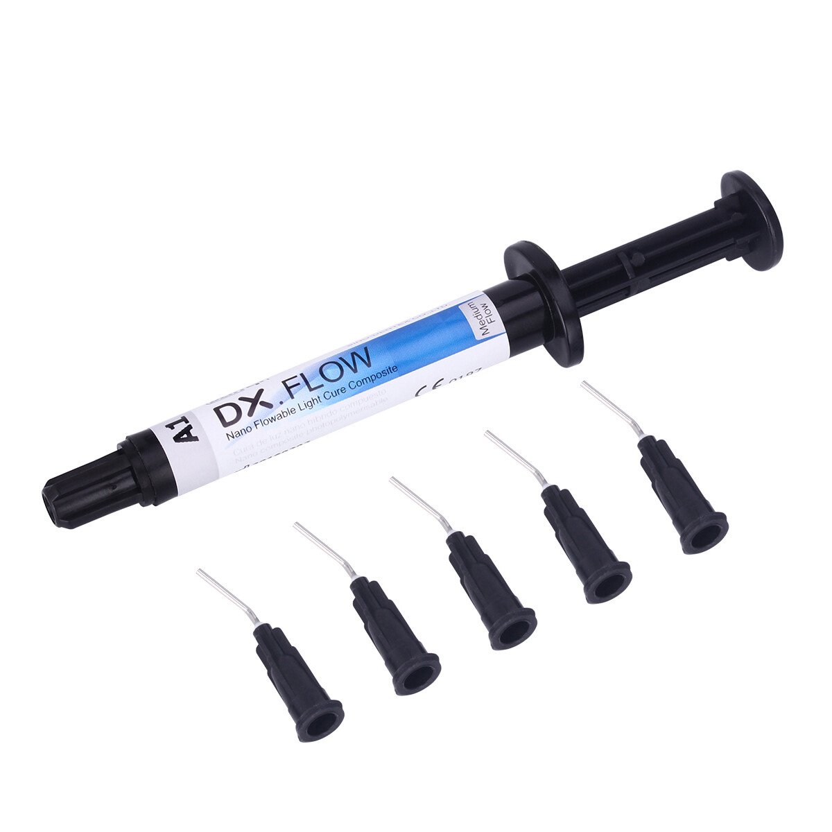 3Pcs Dental Dentex Flowable Light Cure Composite Resin Medium Flow A1 A2 A3 Kit