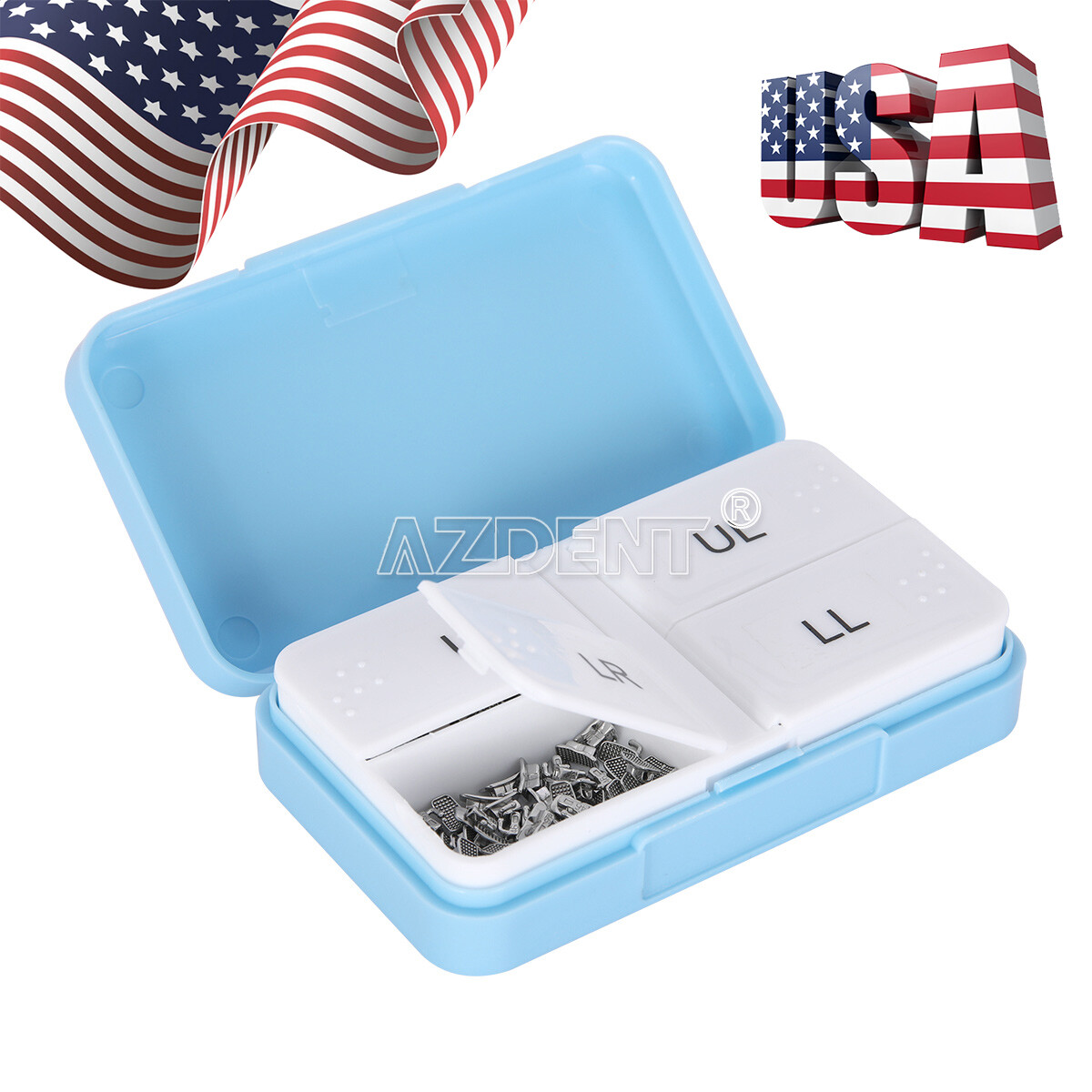 Dental Orthodontic 1st Molar Buccal Tubes Roth.022 Bondable Non-Conv Monoblock