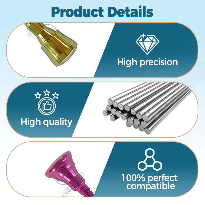 1/4/6/10/20 pcs Healing abutment healing cap fit to Megagen Blue Diamond NC RC