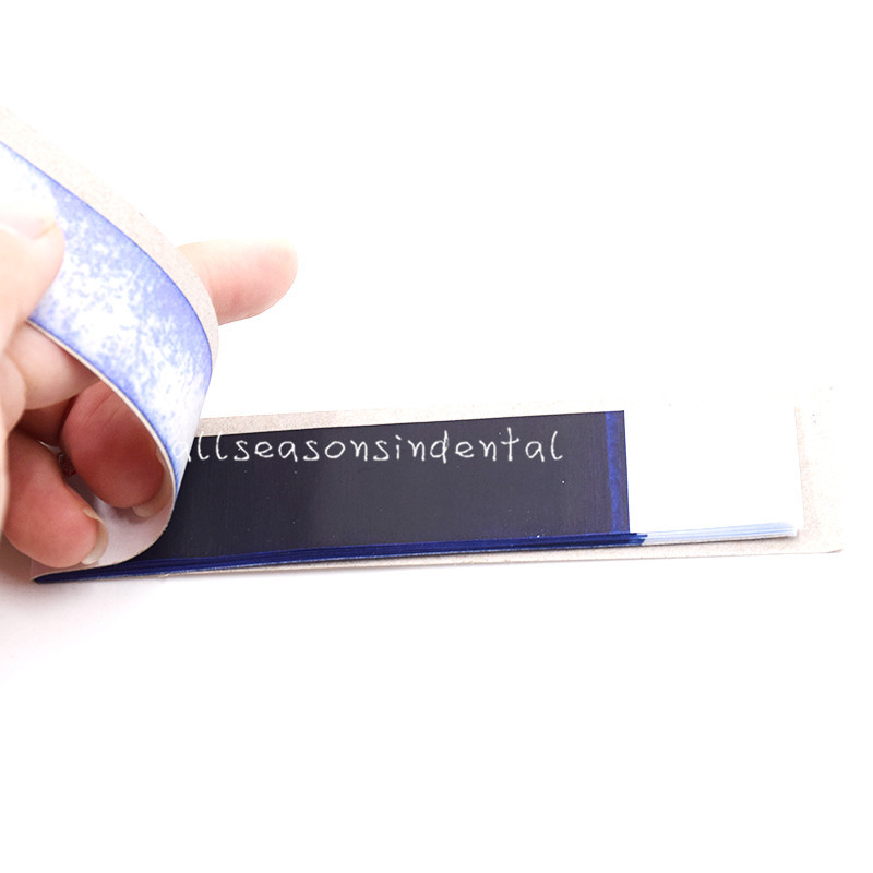 1 Box Dental Practical Articulating Paper Soft Thin Strips 20 Books Blue Color