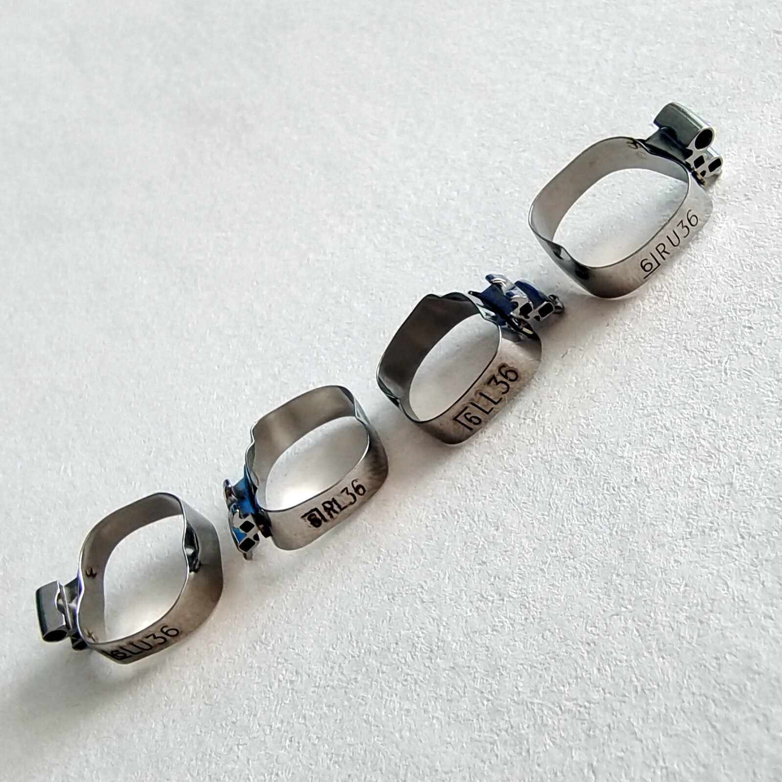 Dental Orthodontic Buccal Tube 1st Molar Tpl/Double Tubes with Bands Convertible