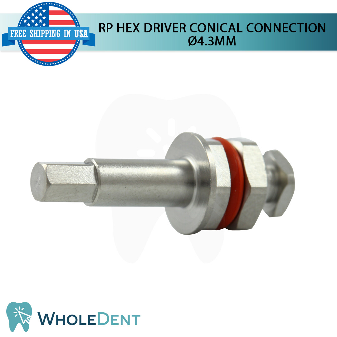 2x RP Conical Connection Hex Driver 2.65mm For Dentists Dental Im plant Abutment