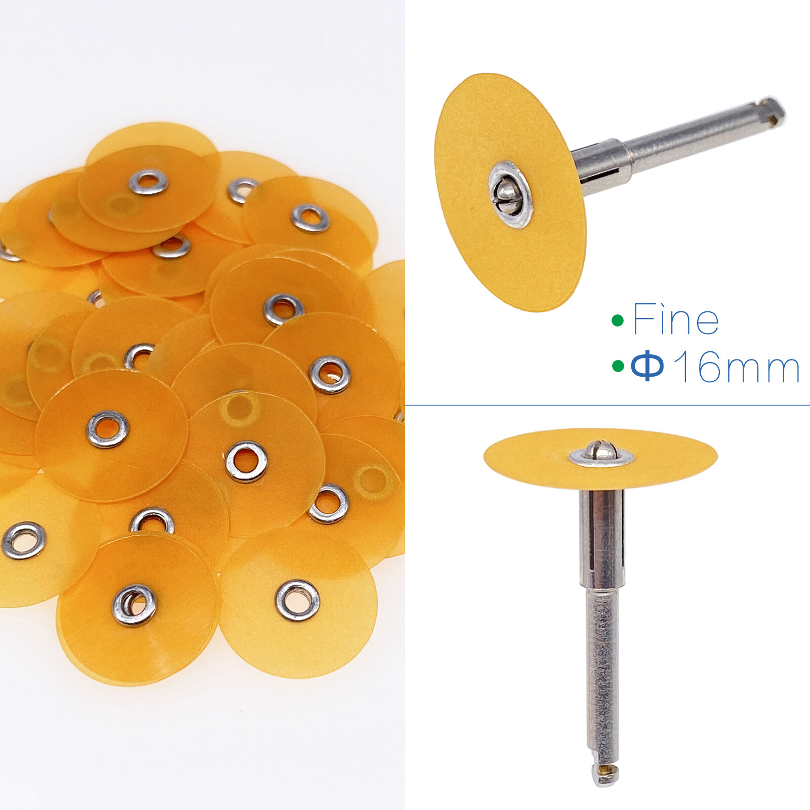 Dental Sof-Lex Soflex Contouring & Polishing All Sizes Pop-On Discs 0.63″ 16mm