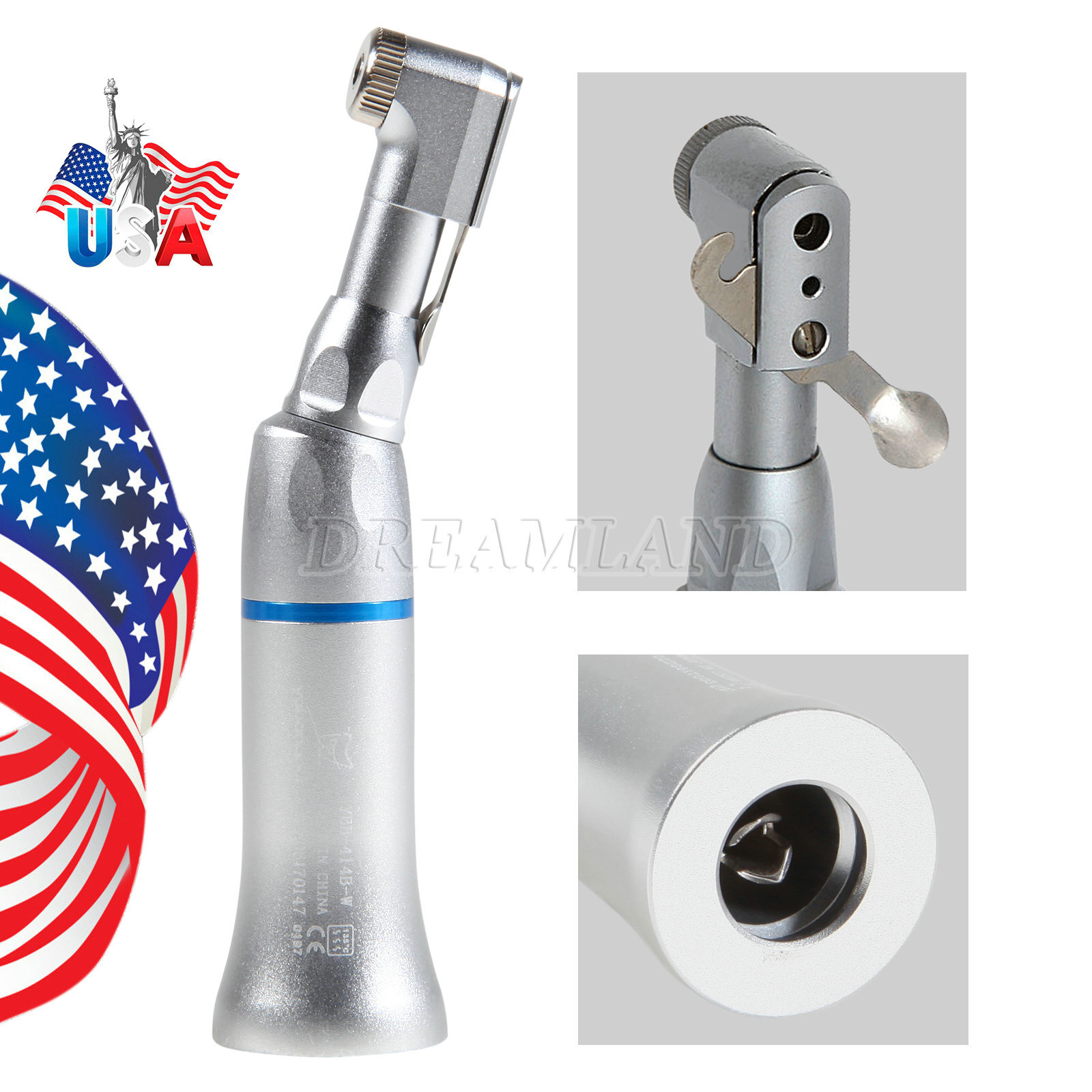 Dental Low Speed Handpiece Contra Angle Push Button/ Latch Type 4Model