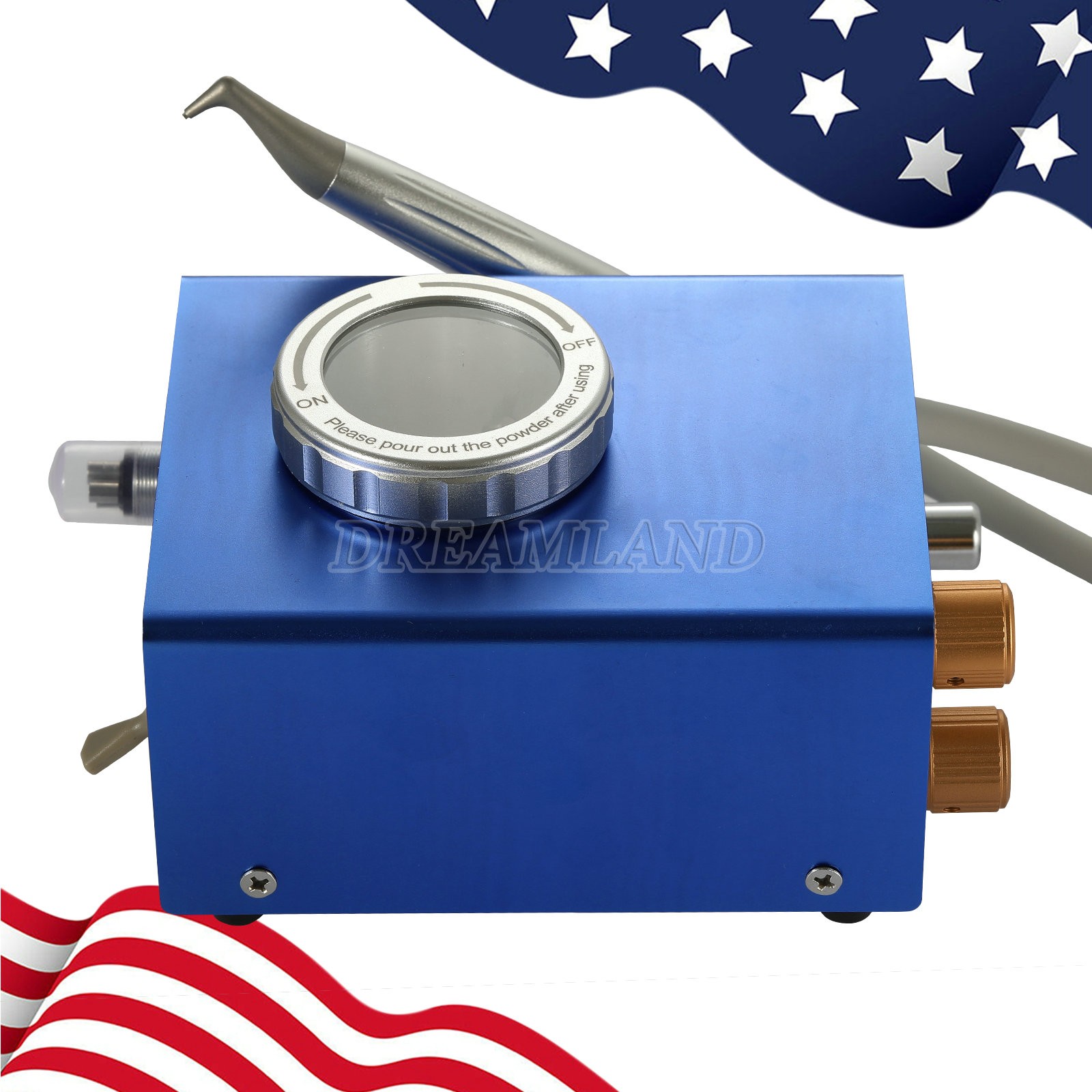 Dental Air Water Prophy Polishing Sandblasting Machine Teeth Cleaning Machine DT
