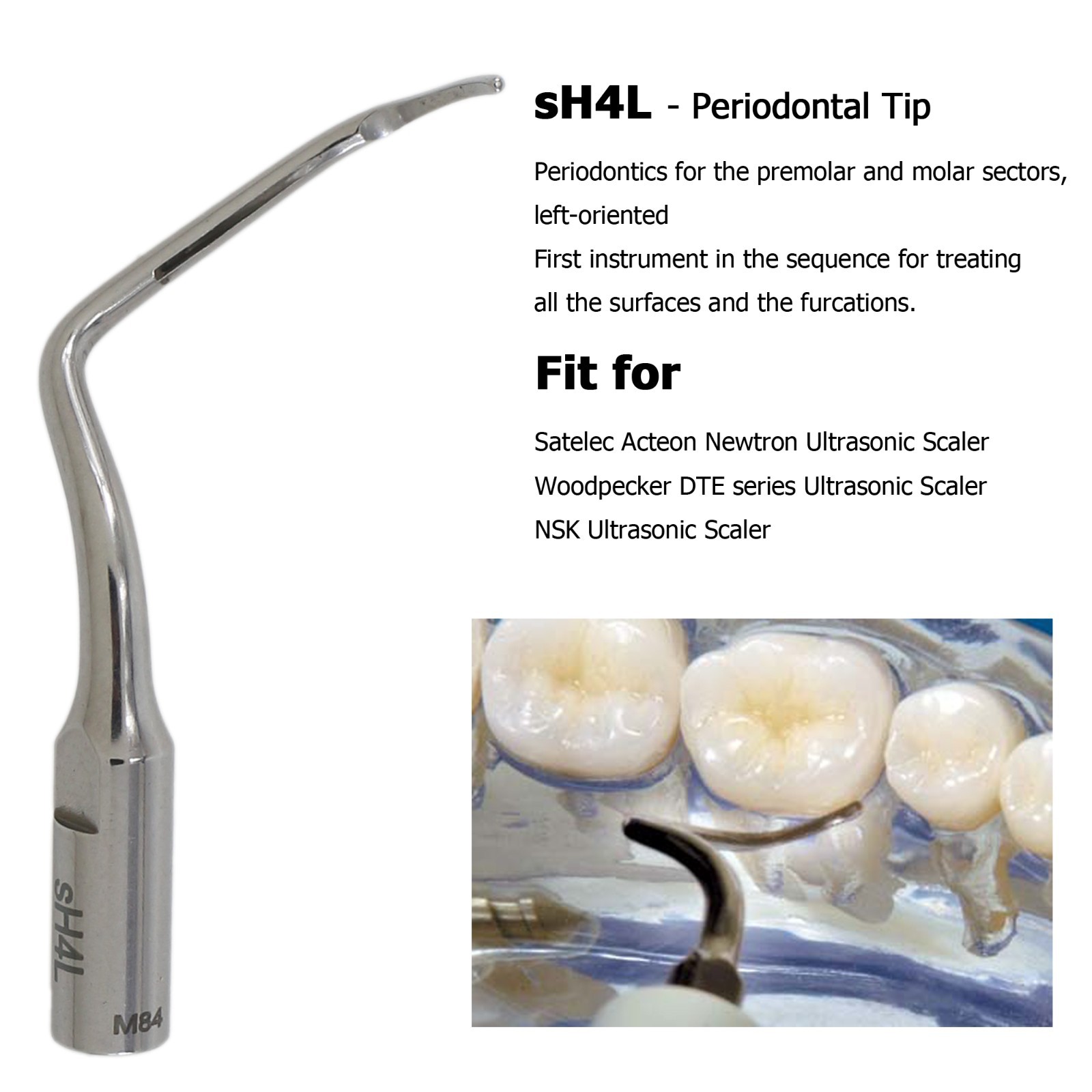 For Acteon Satelec Piezo Tips Dental Ultrasonic Scaler Tips H3 10Z 1S Newtron P5