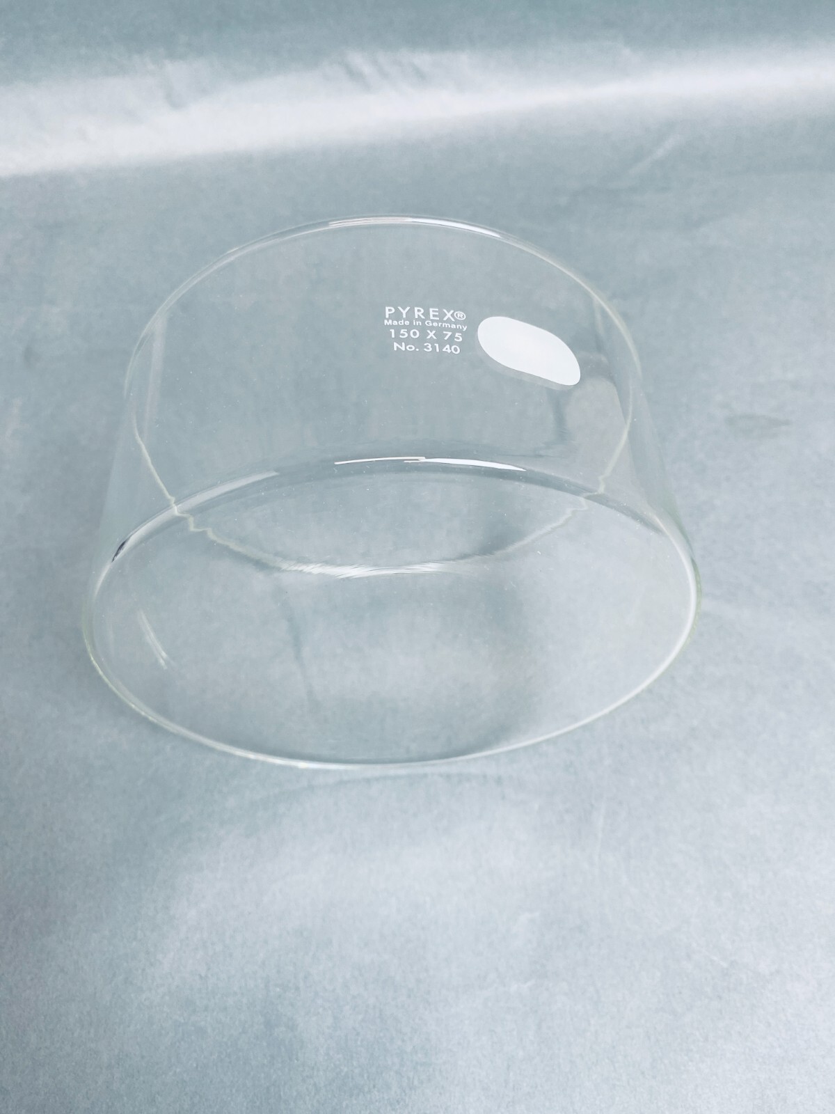 Corning Pyrex Crystalizing Dish 1200 ml 150 x 75 mm with Heavy Duty Rim 2 Dishes
