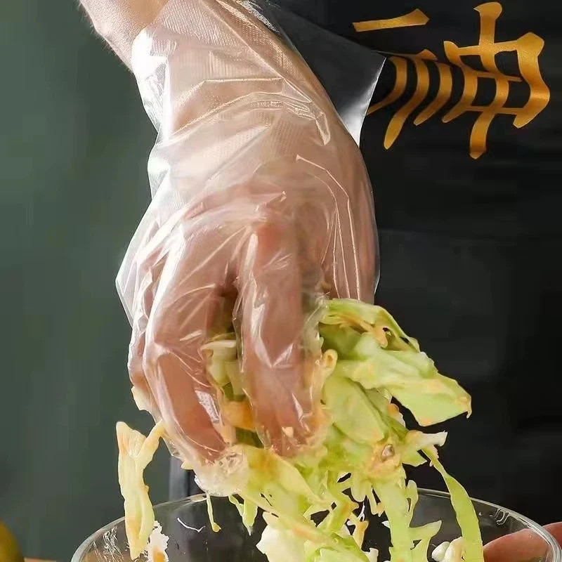 100-500 Count Disposable Poly Plastic Gloves for Cooking, Food Prep and Food