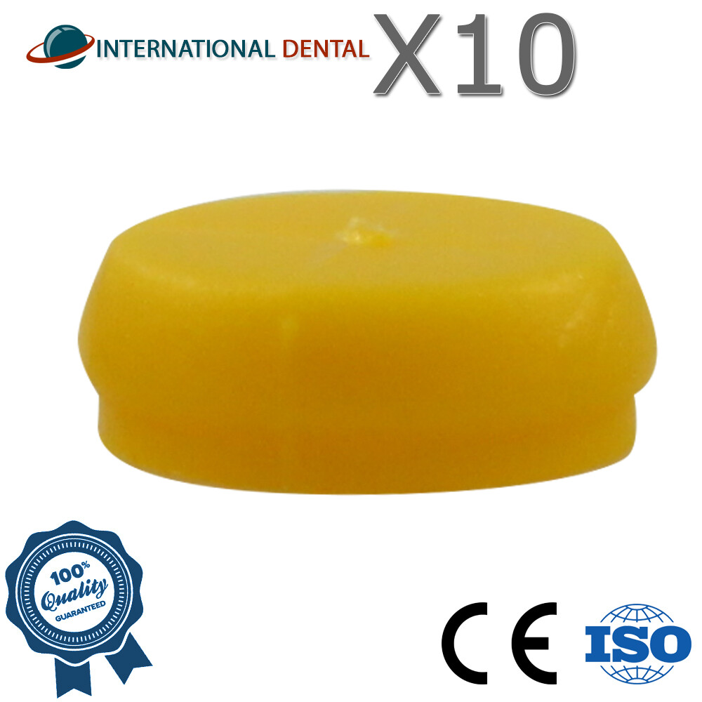 10 Extra Soft Silicone Caps For Lokator Attachment Dental Fixture Abutment 600g