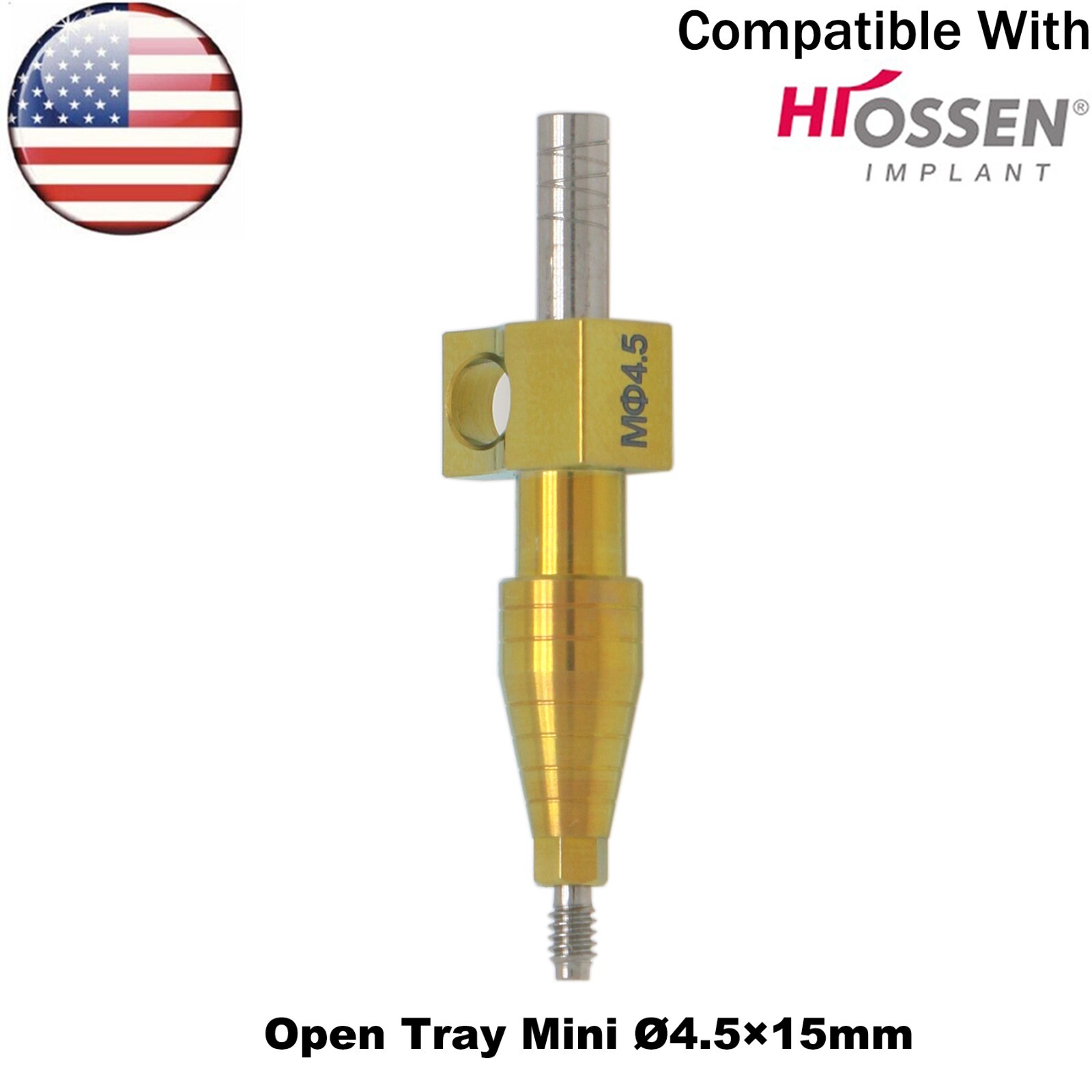 US Fits Hiossen Osstem Dental Impression Transfer Coping Open Tray Mini/Regular