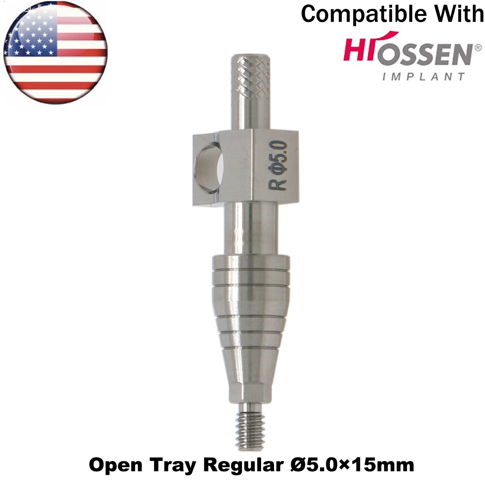 US Fits Hiossen Osstem Dental Impression Transfer Coping Open Tray Mini/Regular