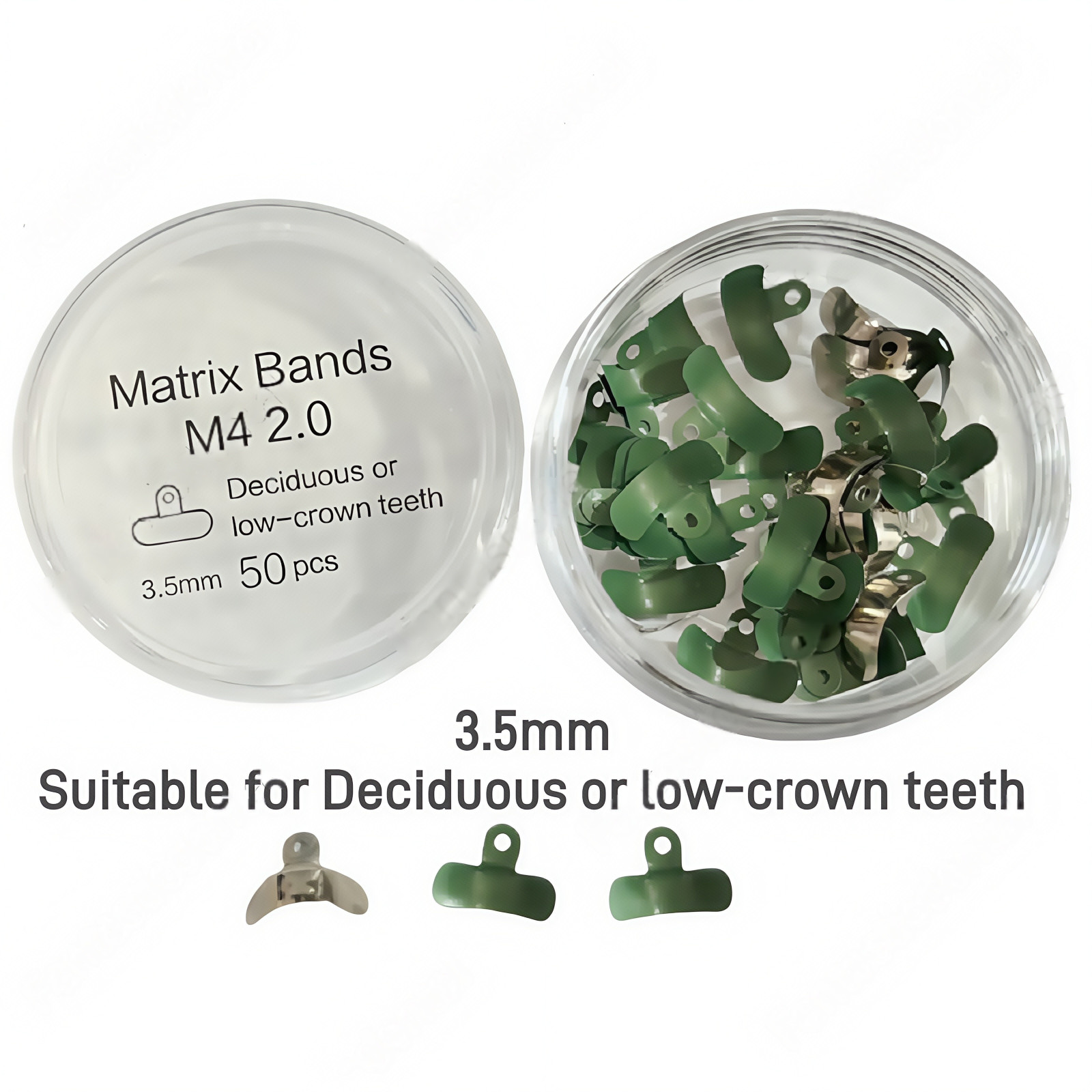 Dental Matrix Bands PTFE Non-Stick Coating Sectional Contoured Metal Matrices