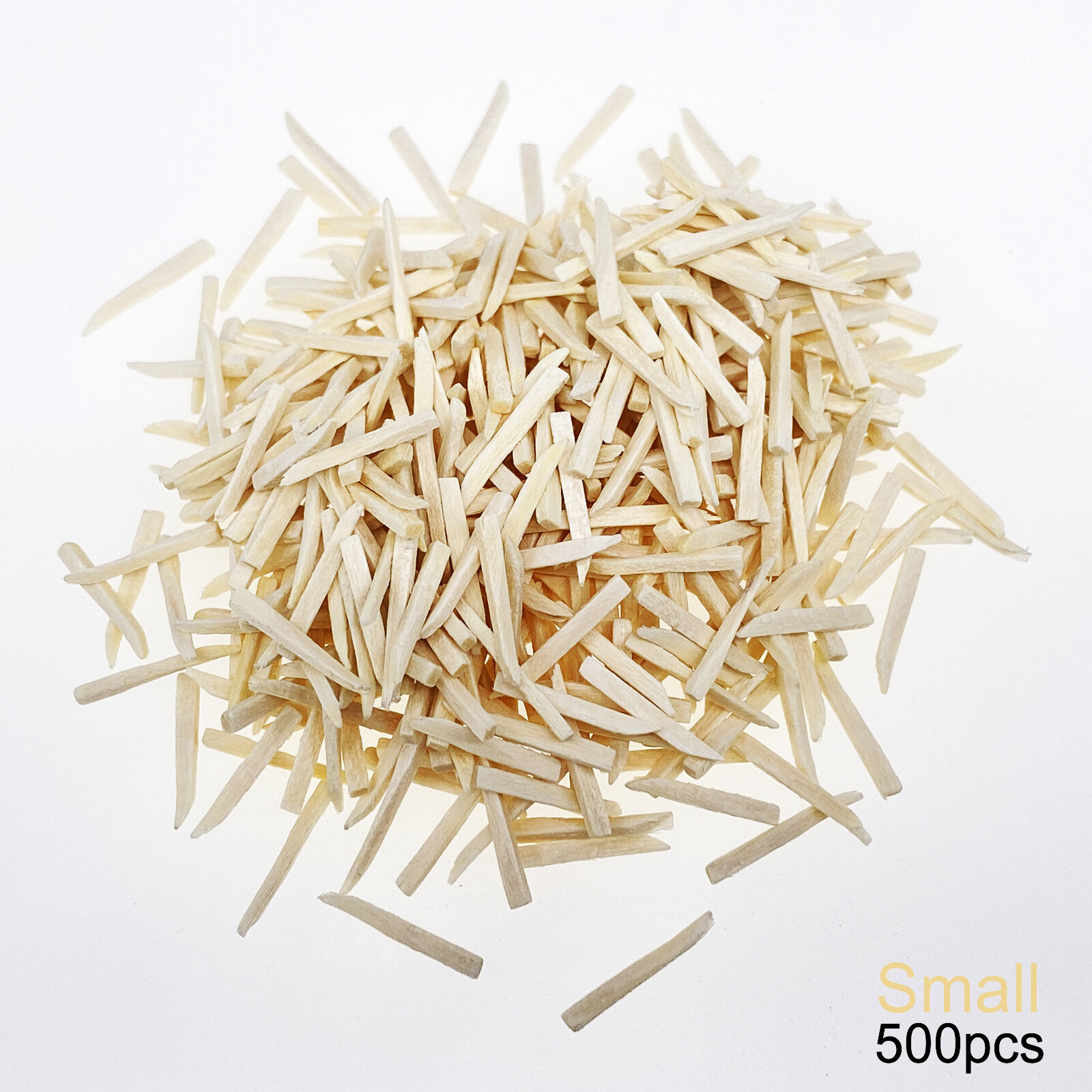 500pcs Dental Colorful Wooden Wedges Tooth Gap Wood Contoured Wedge Disposable