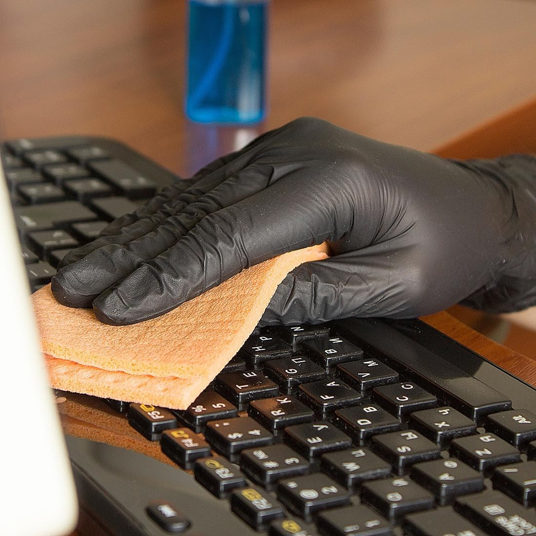 ForPro Disposable Nitrile Gloves, Chemical Resistant, Powder-Free, Latex-Free, N