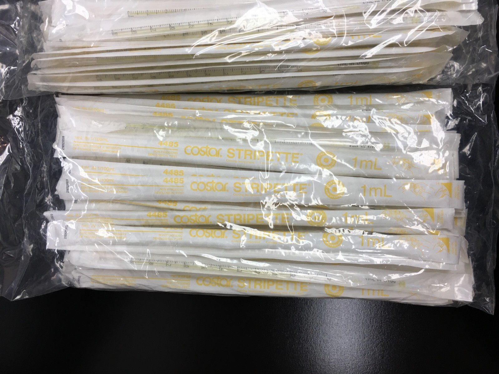 Costar REF 4485 STRIPETTE Serological Pipettes 1mL Lot 3 Packs