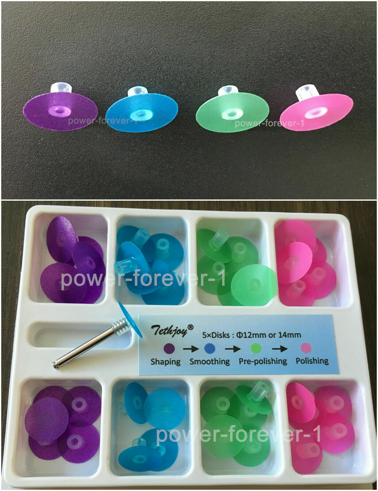 40Pcs Dental Resin Composite Veneer Shaping Polish Finish Discs Wheel Whitening