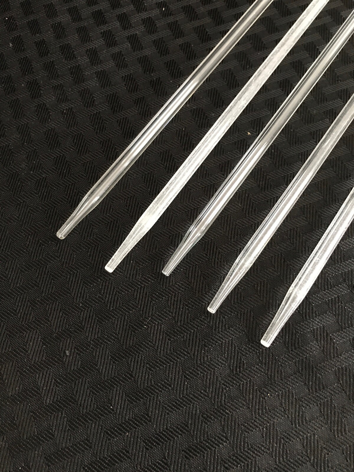 (Lot of 5) KIMAX FISHERBRAND 20mL 25mL 30mL Glass TD Volumetric Pipets 37004 B