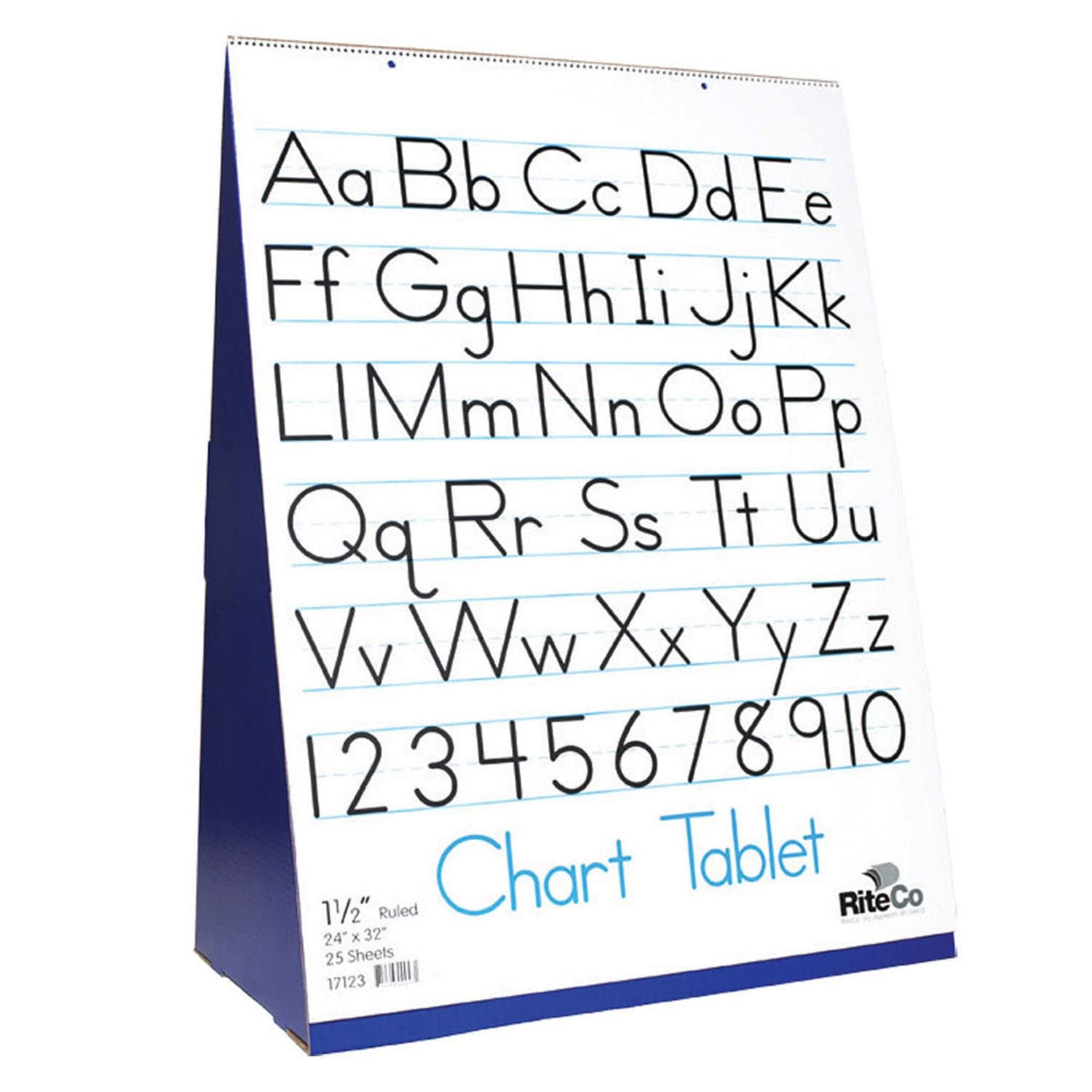 Flip Chart Stand and Tablet Set Tabletop Easel Portable for Meeting Room