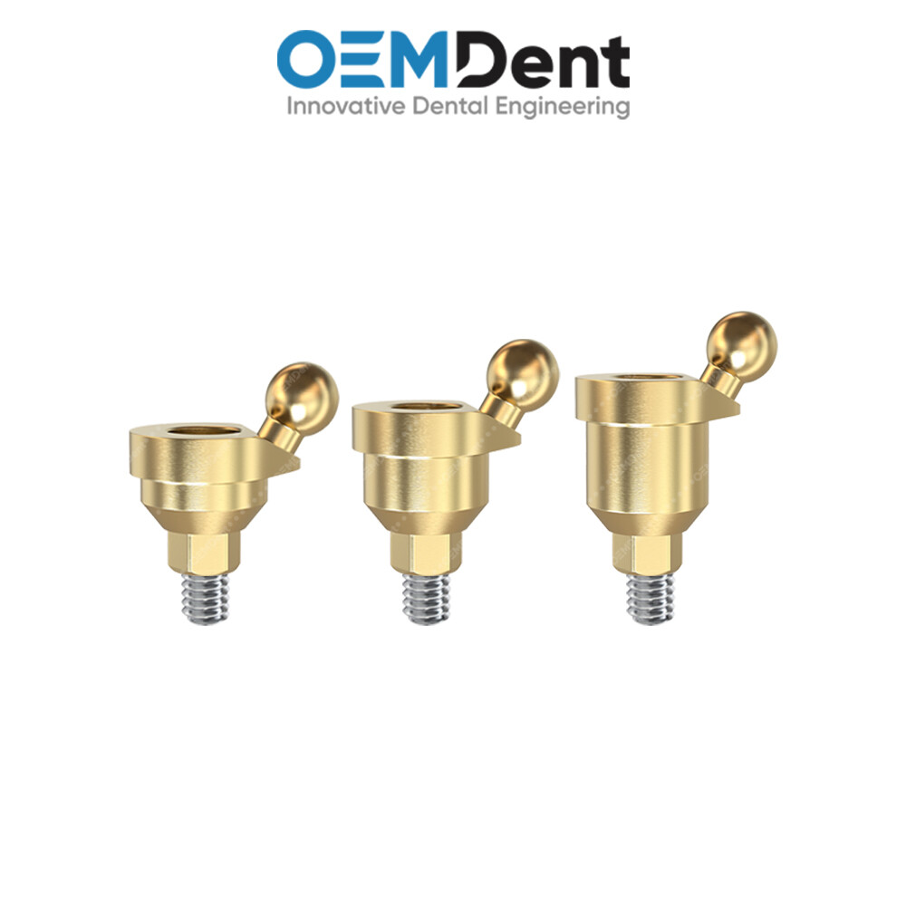 Angulated 18° Ball Attachment – Noris® Int Hex 2.42mm Compatible