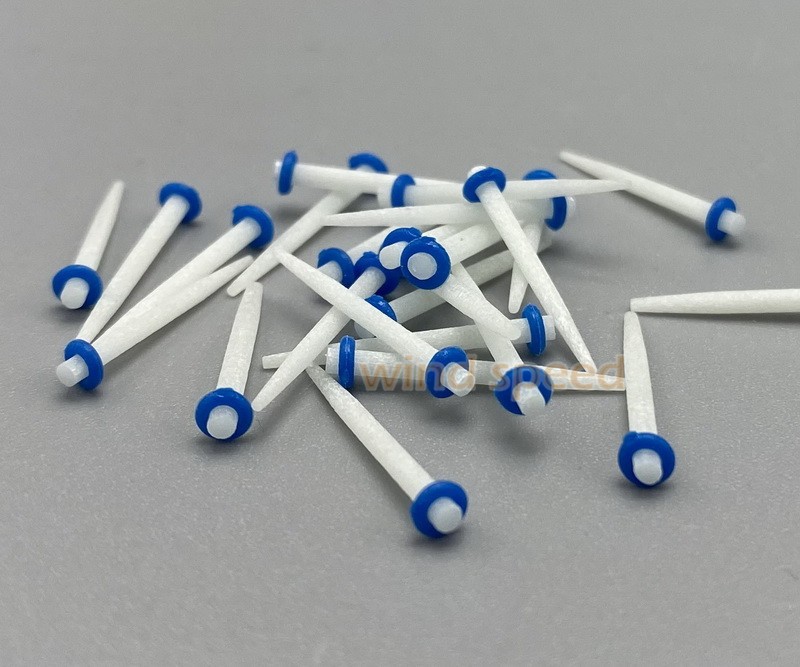 200 Pcs Dental Fiber Post Glass Teeth Restorative Screw Posts 1.2 1.4 1.6 1.8mm