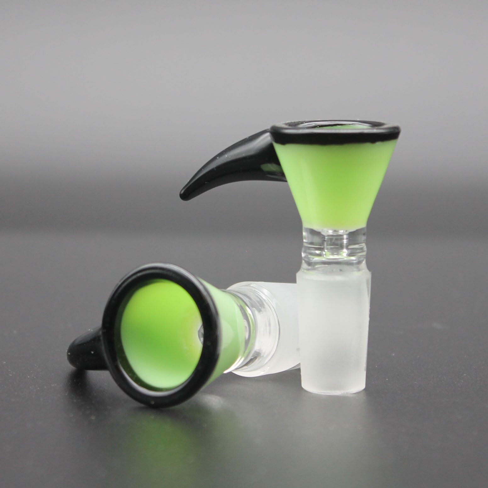 Slyme Pyrex Lab Glass Slide Funnel Bowl 14 18mm Fitting Tobacco Hookah Bong