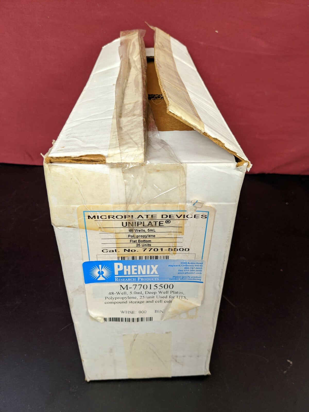 Whatman 7701-5500 UNIPLATE 48-Well x 5mL Microplate / Case of 25
