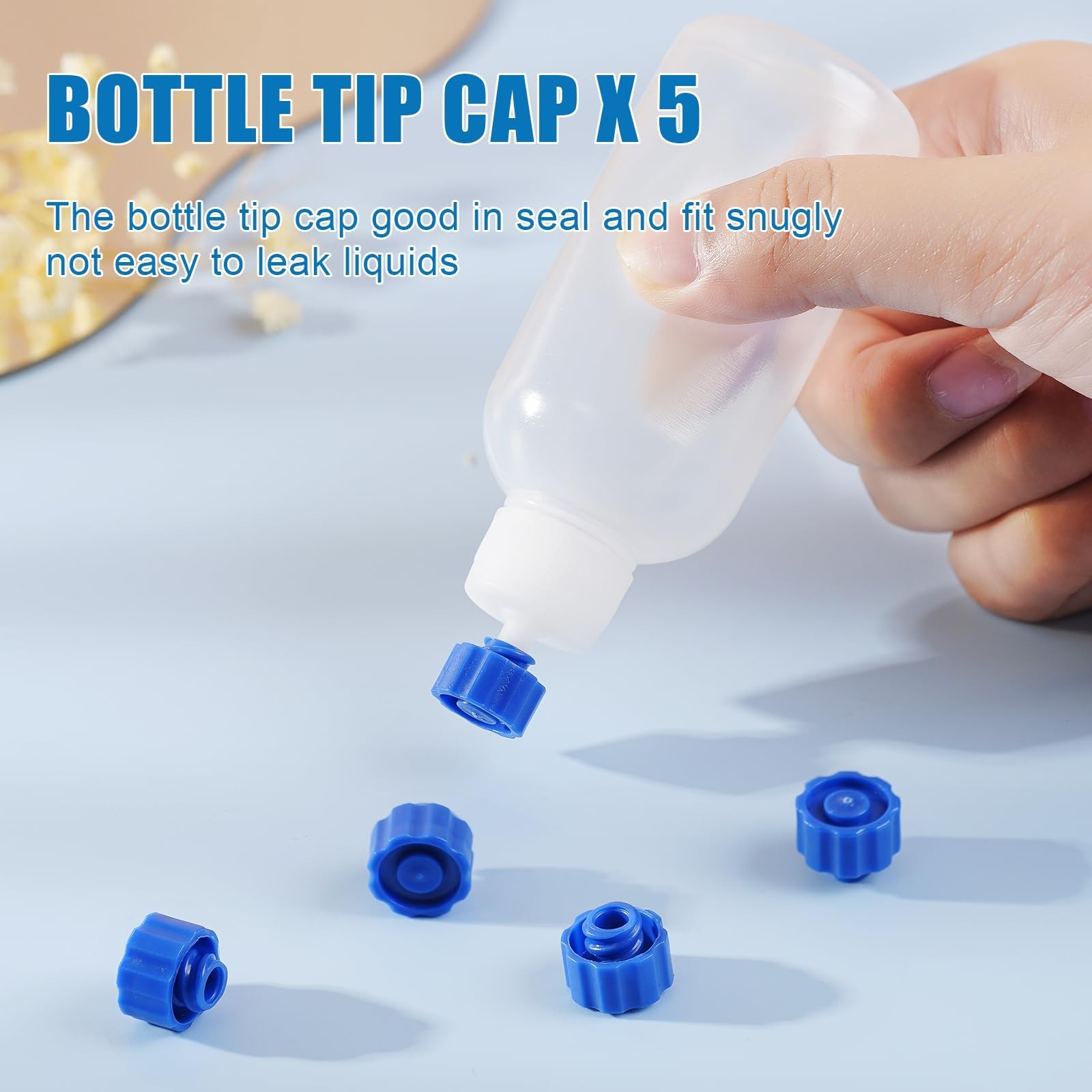 Ehoycq 30ml Glue Precision Tip Applicator Bottle,Needle Tip Squeeze Bottle with