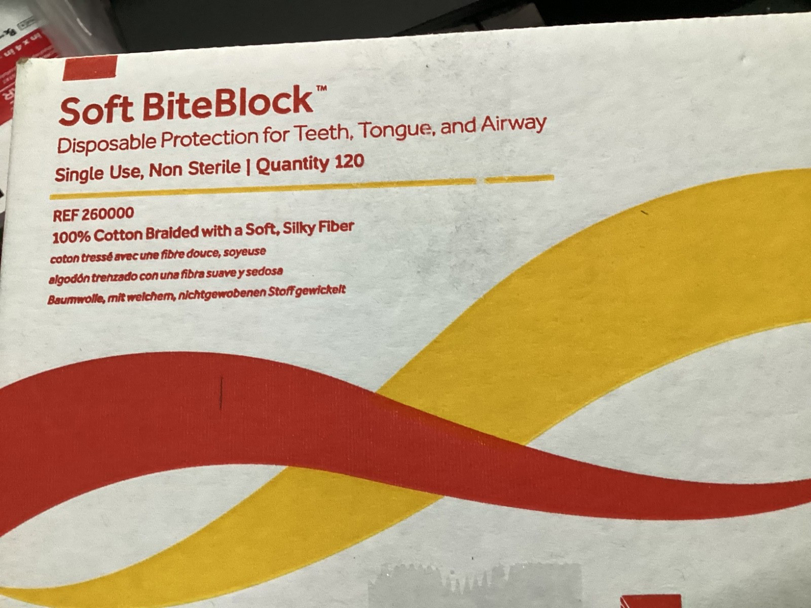 120X Richmond Soft BiteBlock Large 4″ x 3/4″ 260000 New Sealed