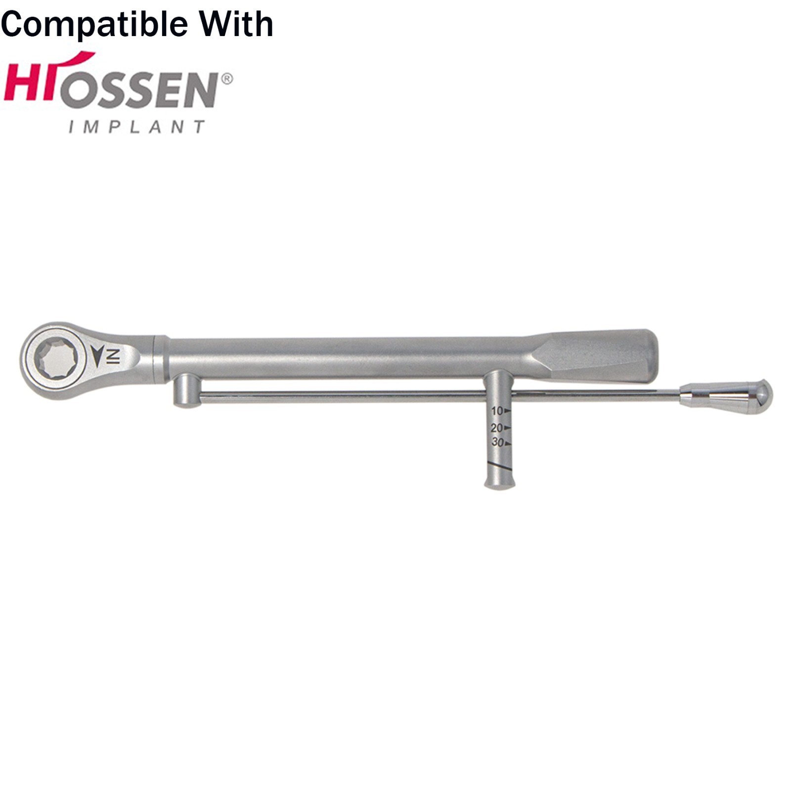 Hiossen Osstem Implant Torque Wrench Bar Type Prosthetic Surgical 10 20 30Ncm