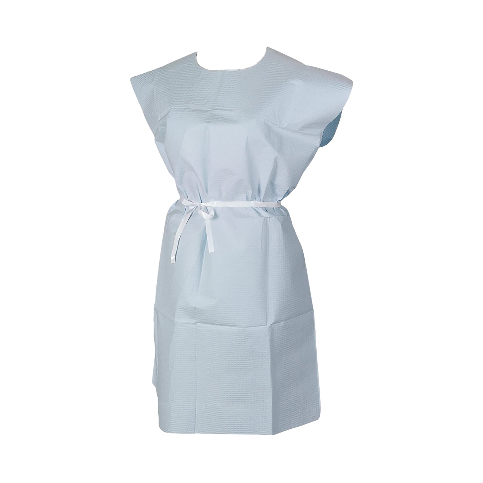 TIDI Disposable Adult Tissue-Poly Exam Gown Medium 50 Ct