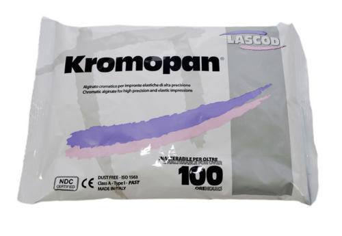 20 BAGS KROMOPAN 1 LB. POUCH COLOR CHANGING ALGINATE DUST FREE