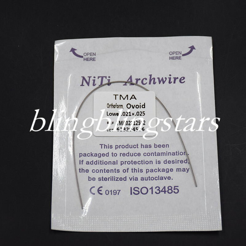 1 Pc/Pack Dental Orthodontic Rectangular Arch Wire Titanium TMA Molybdenum Alloy