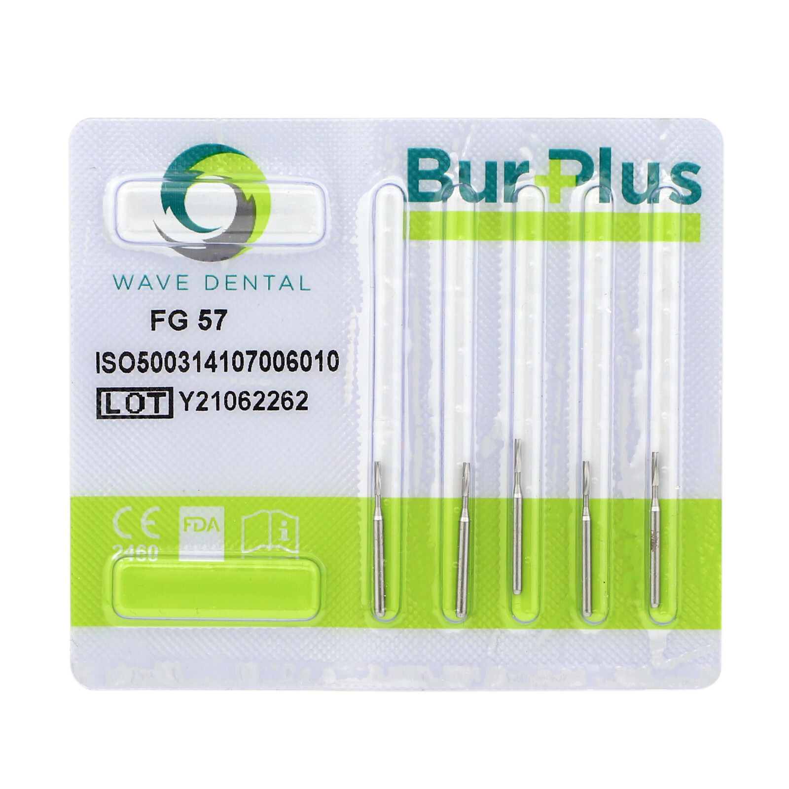 WAVE Dental Carbide Burs Straight Flat End Bur FG 56 57 555 557L Friction Grip