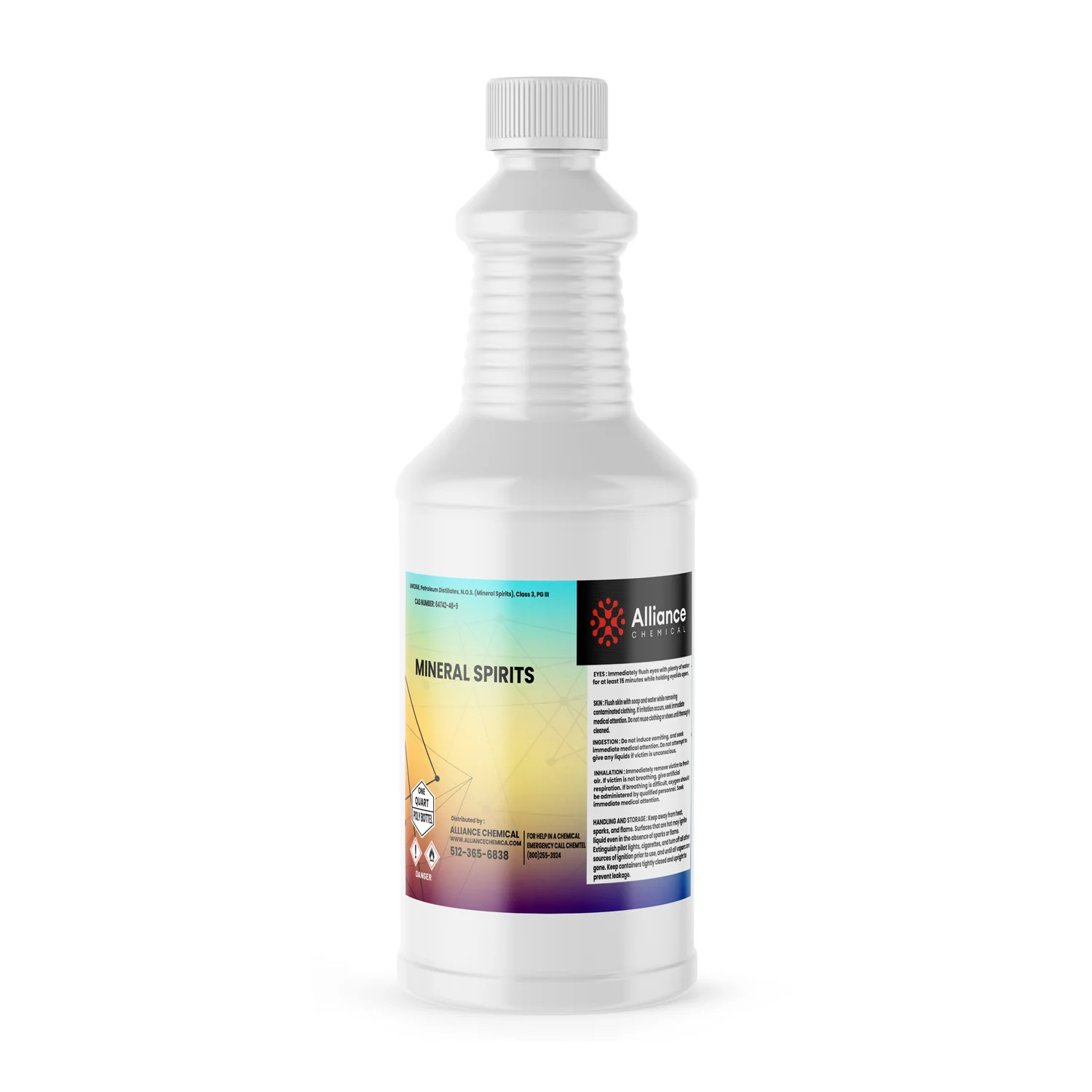 Mineral Spirits – Odorless Solvent & Thinner – 1 Quart