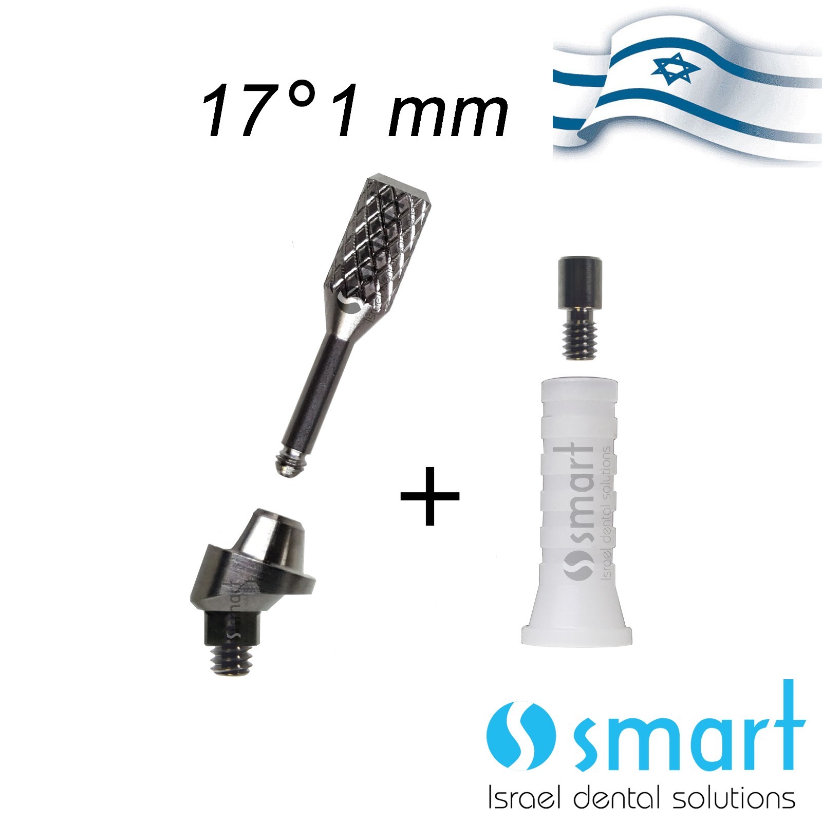 New Multi Unit angulated 17 deg 1 mm attachment plastic sleeve