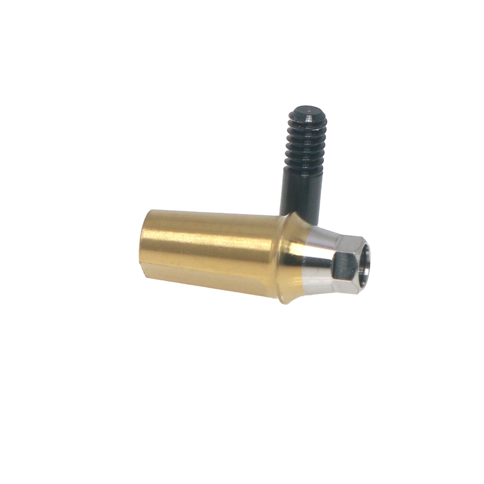 5Pcs Straight Abutment Hiossen Regular with screw conical Osstem Φ4.5-6.0mm Hex