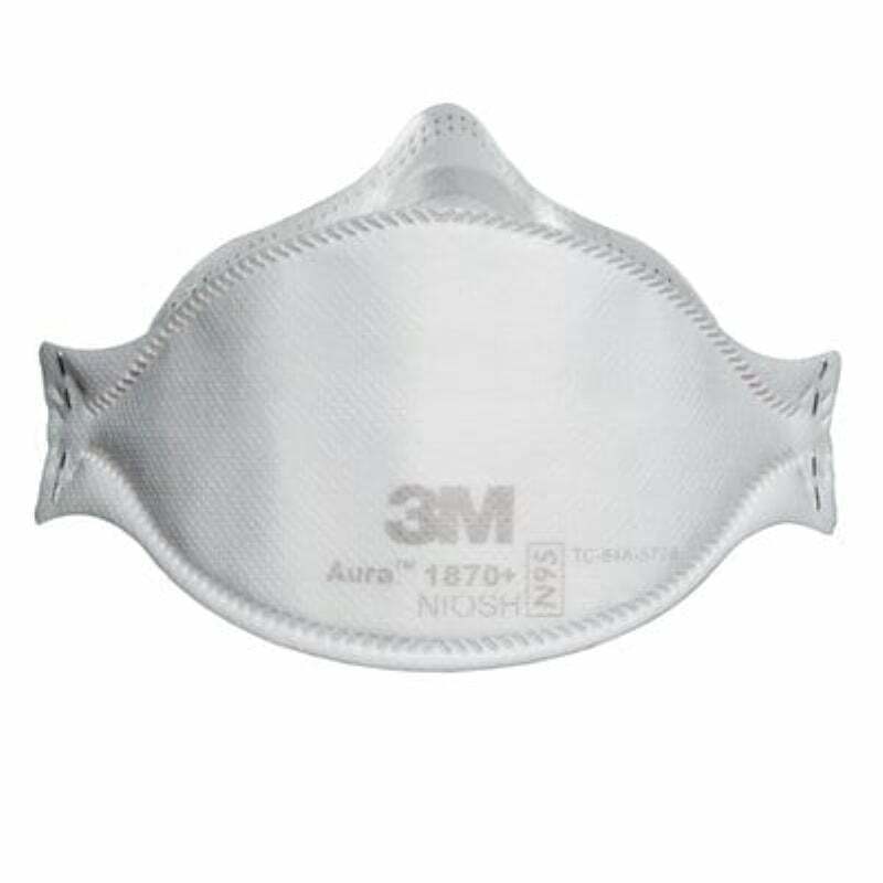 3M Aura 1870+ 20 Protective Face Masks NIOSH Approved N95 Particulate Respirator