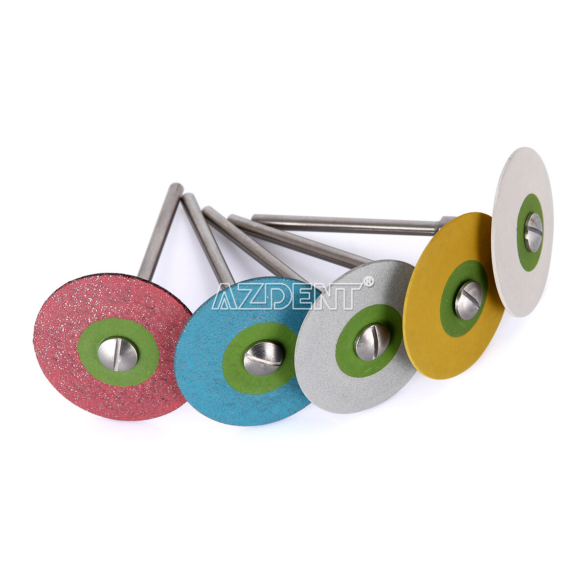 Dental Rubber Diamond Polisher Wheel Disc For Zirconia Porcelain HP 26mm