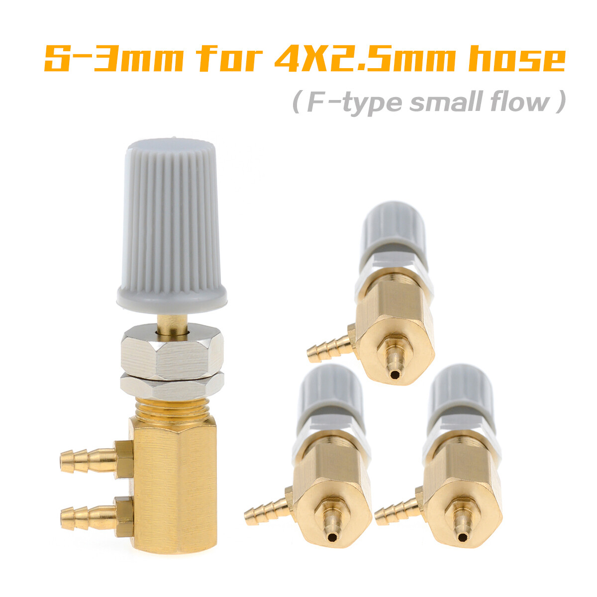 4/6Pcs Dental Regulator Control Valve F Type 3mm for Dental Chair Repair Tools