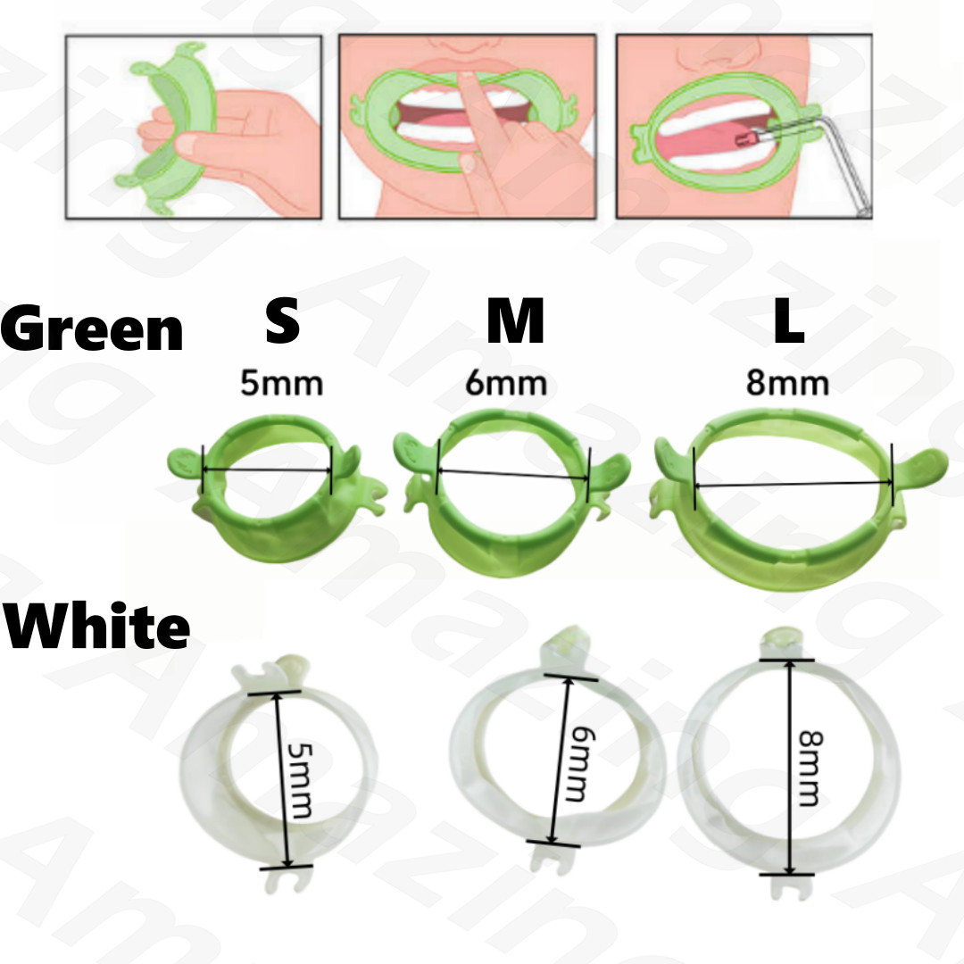 Dental Opener Optragate Lip Cheek Retractor Mouth Saliva Tube Smile Face S/M/L