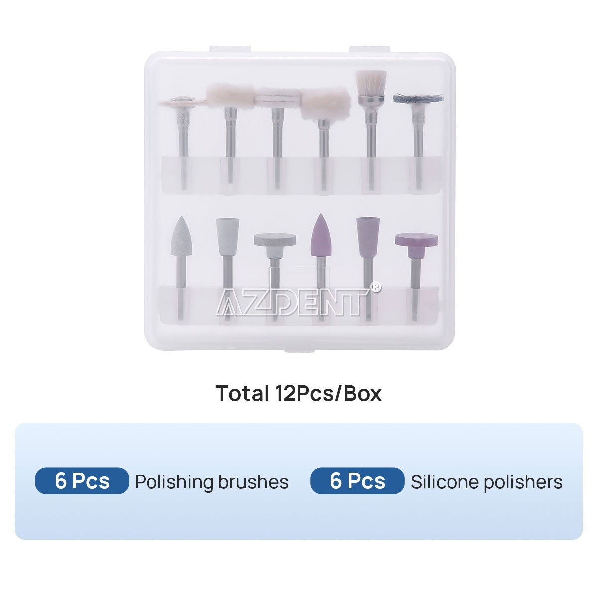 Dental Composite Finishing Polishing Brushes Silicone Polishers RA 2.35mm USA