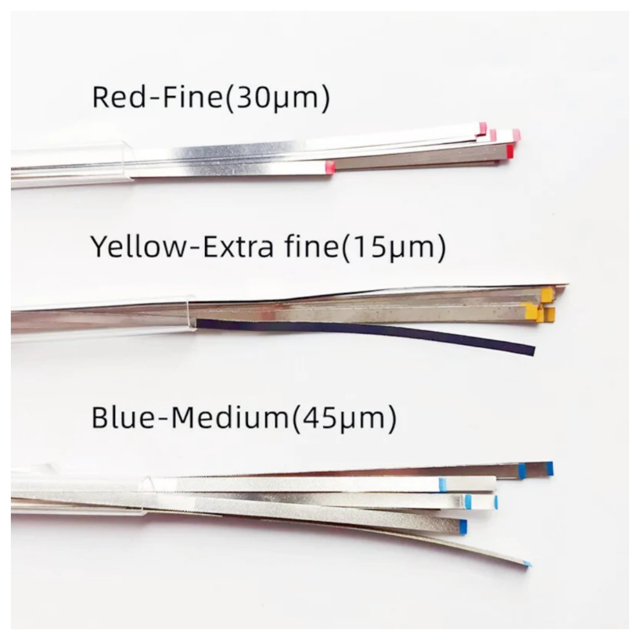 10Pcs Dental Saw Double Diamond Polishing Finishing Strips Orthodontic IPR Strip