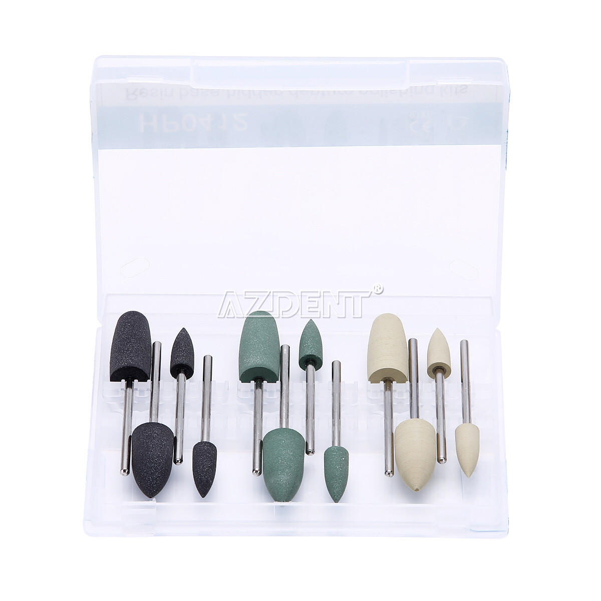 Dental Composite Polishing Kit Resin Ceramics Porcelain Kit RA/HP Diamond System