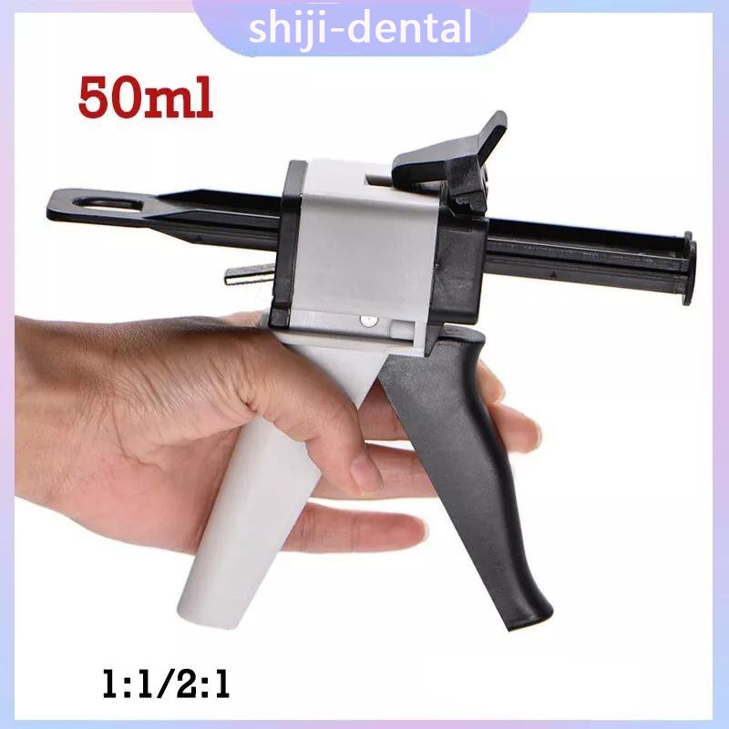 1:1 / 2:1Ratio Dental Impression Mixing Dispenser Dispensing Caulking Gunplastic