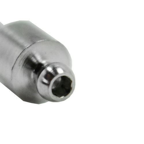 10x Dental Fixture Ball Attachment Full Kit Caps Straight Adapter Head Housing