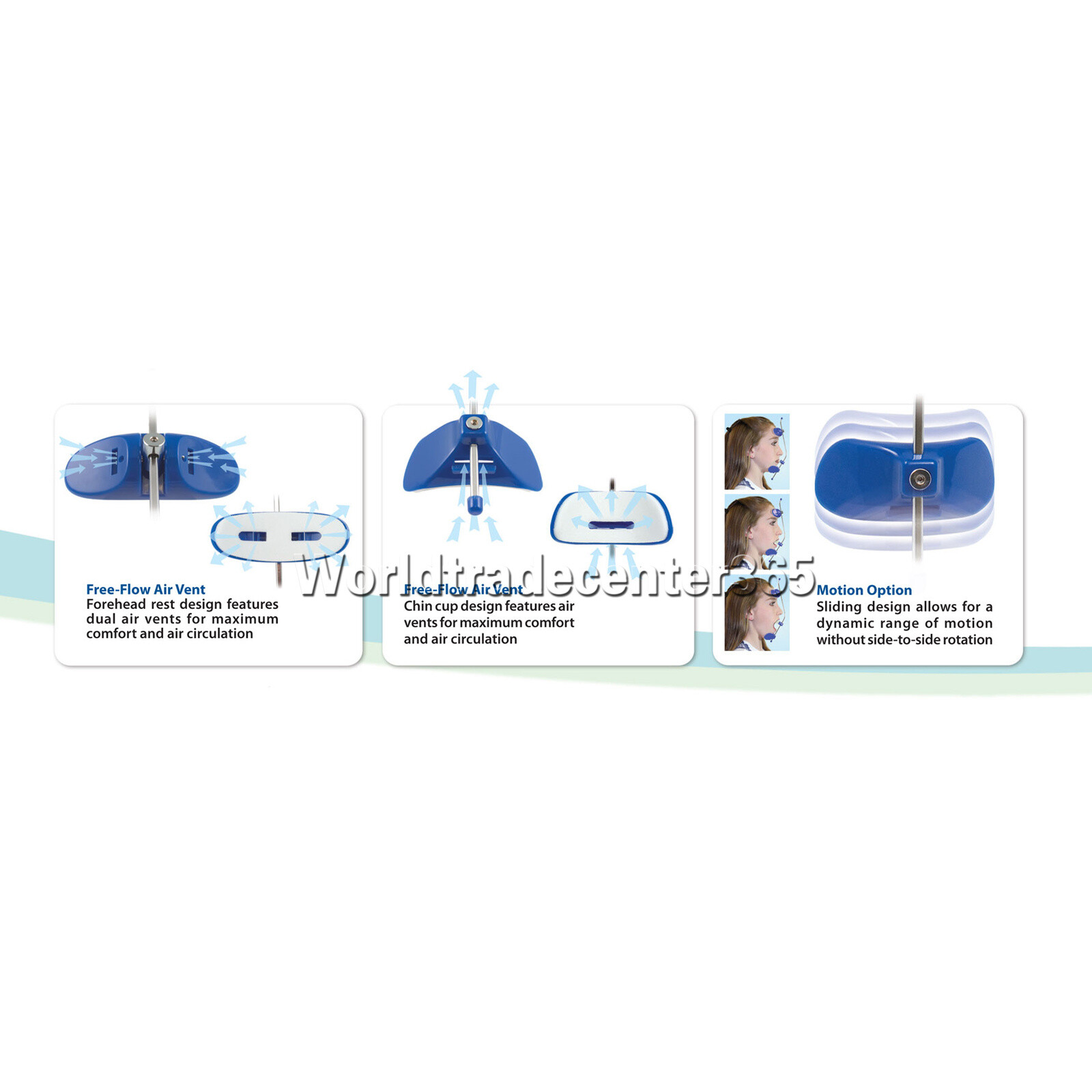 Dental Orthodontic Reverse Forward Pull Headgear Facemask Adjustable Face Mask