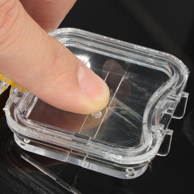 20Pcs Denture False Teeth Membrane Case Container Hinged Display Box Jewelry USA