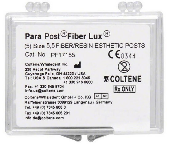 Coltene Dental ParaPost Fiber Lux Post #5.5 Purple 5PK PF17155 Authorized Distr.