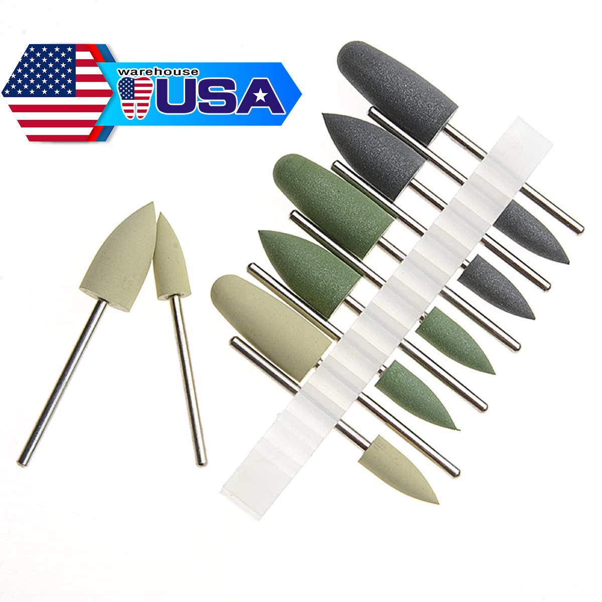 Dental Composite Polishing Kit Resin Ceramics Porcelain Kit RA/HP Diamond System