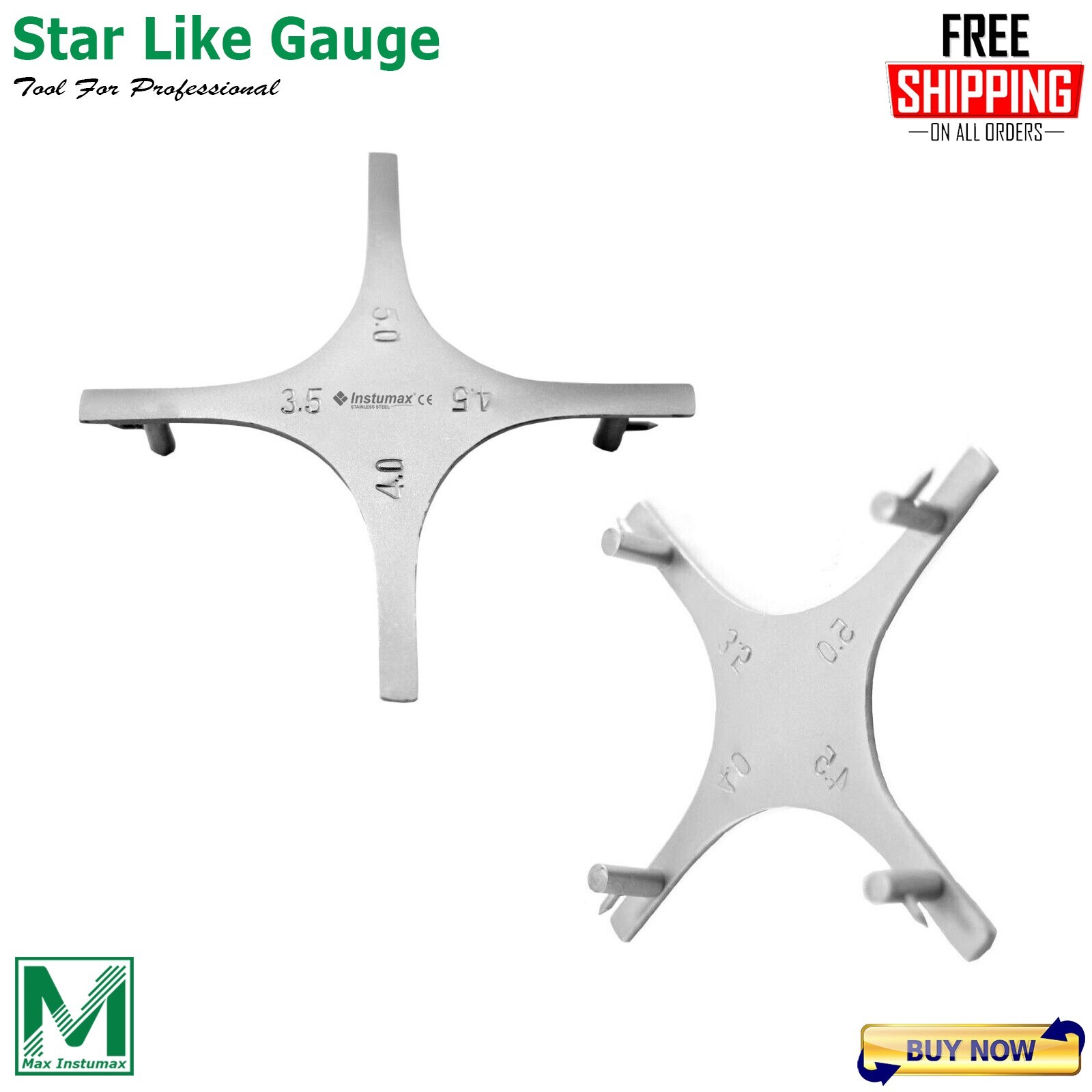 Orthodontic Bracket Positioning Height Gauge Positive Brackets Positioner Dental